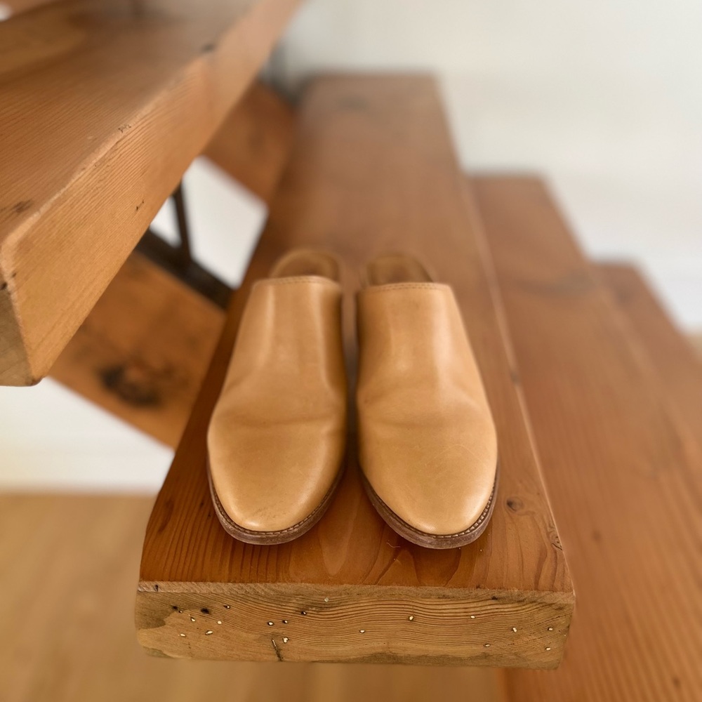 Madewell leather slip ons